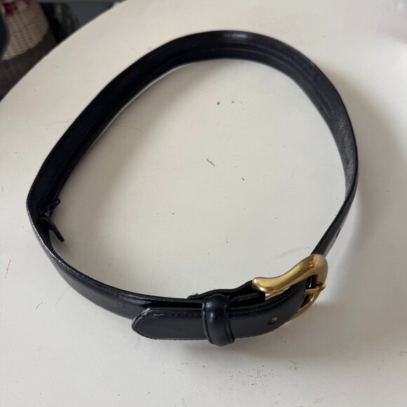 Mens LLBean Leather Money Belt - Picture 1 of 10